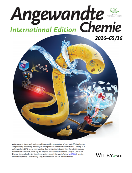 Angew Chem Int Ed - 2026 - Cui - Inside Front Cover  Metal Organic Framework‐Gated Biocatalysis Enables Triggered (1).png